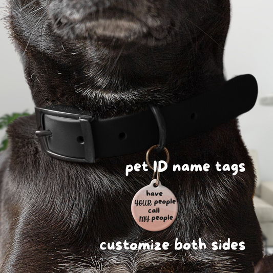 Gradient Design Dog, Cat, Pet Collar ID Tag – Peachy