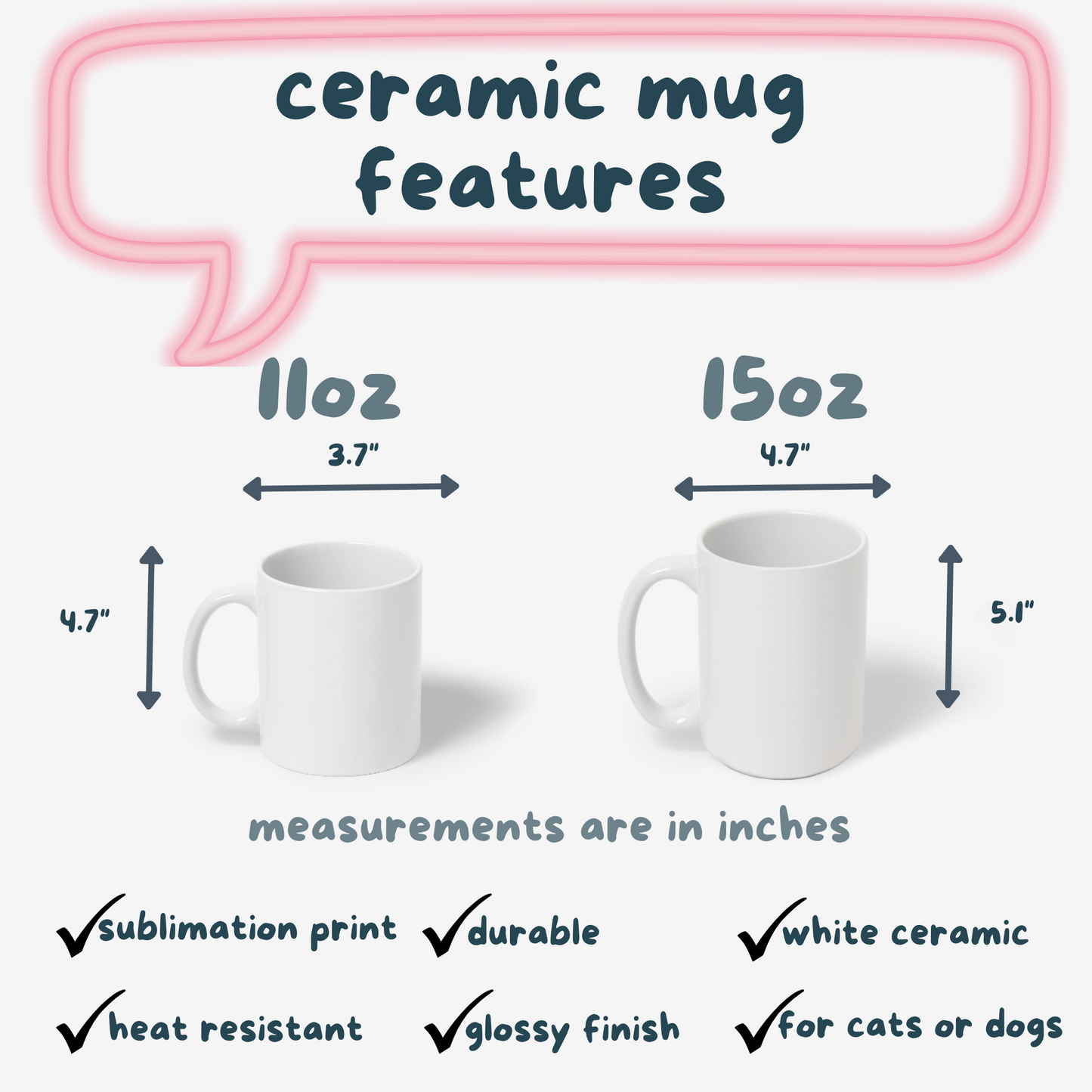 Ensemble de 1 bol en céramique pour chien ou chat avec une tasse assortie - Nœuds